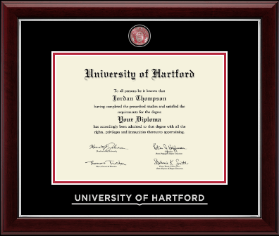 University of Hartford diploma frame - Masterpiece Medallion Diploma Frame in Gallery Silver
