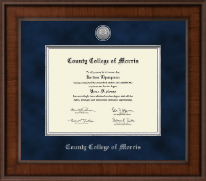 County College of Morris diploma frame - Presidential Silver Engraved Diploma Frame in Madison