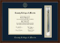 County College of Morris diploma frame - Tassel Edition Diploma Frame in Delta