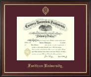 University of South Florida diploma frame - Gold Embossed Diploma Frame in Studio Gold