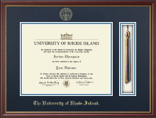 The University of Rhode Island diploma frame - Tassel & Cord Diploma Frame in Newport