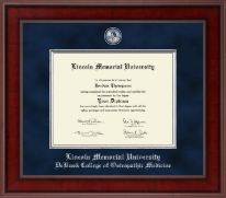 Lincoln Memorial University diploma frame - Presidential Masterpiece Diploma Frame in Jefferson