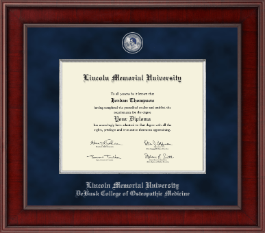 Lincoln Memorial University diploma frame - Presidential Masterpiece Diploma Frame in Jefferson