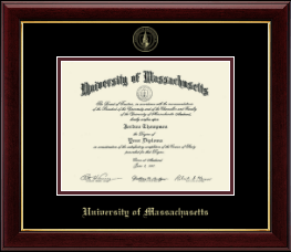 Gold Embossed Diploma Frame