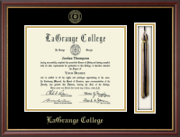 LaGrange College diploma frame - Tassel & Cord Diploma Frame in Newport