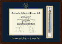 University of Maine at Presque Isle diploma frame - Tassel & Cord Diploma Frame in Delta