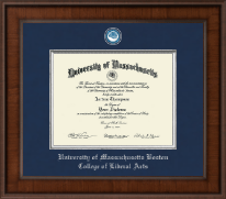 University of Massachusetts Boston diploma frame - Presidential Masterpiece Diploma Frame in Madison