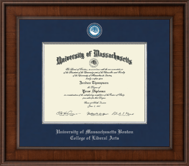 University of Massachusetts Boston diploma frame - Presidential Masterpiece Diploma Frame in Madison