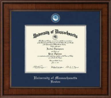 University of Massachusetts Boston diploma frame - Presidential Masterpiece Diploma Frame in Madison