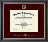 University of Massachusetts Amherst diploma frame - Regal Edition Diploma Frame in Noir