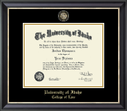 University of Idaho diploma frame - Masterpiece Medallion Diploma Frame in Noir