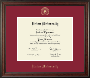 University of South Florida diploma frame - Gold Embossed Diploma Frame in Studio