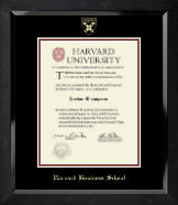 Harvard University diploma frame - Gold Embossed Diploma Frame in Eclipse