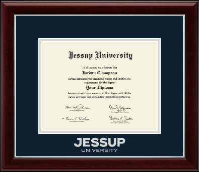 Jessup University diploma frame - Silver Embossed Diploma Frame in Gallery Silver