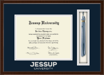 Jessup University diploma frame - Tassel & Cord Diploma Frame in Delta