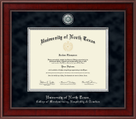 University of North Texas diploma frame - Presidential Pewter Masterpiece Diploma Frame in Jefferson