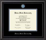 Boise State University diploma frame - Masterpiece Medallion Diploma Frame in Midnight