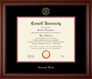 Cornell University diploma frame - Gold Embossed Diploma Frame in Cambridge