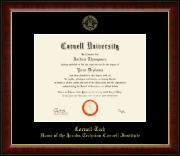 Cornell University diploma frame - Gold Embossed Diploma Frame in Murano