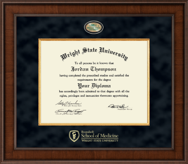 Wright State University diploma frame - Presidential Masterpiece Diploma Frame in Madison