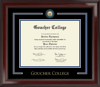 Goucher College diploma frame - Showcase Edition Diploma Frame in Encore