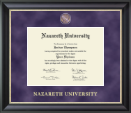 Nazareth University diploma frame - Regal Edition Diploma Frame in Noir