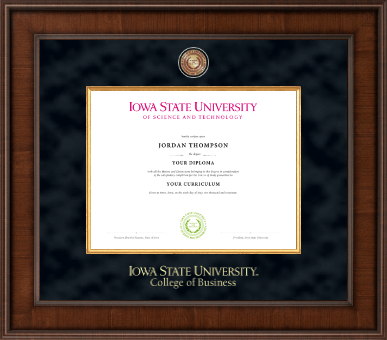 Iowa State University diploma frame - Presidential Masterpiece Diploma Frame in Madison