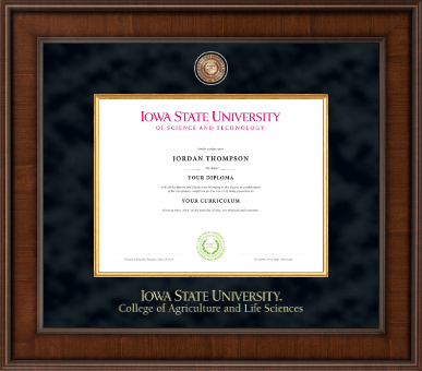 Iowa State University diploma frame - Presidential Masterpiece Diploma Frame in Madison