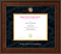 Iowa State University diploma frame - Presidential Masterpiece Diploma Frame in Madison