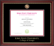 Iowa State University diploma frame - Masterpiece Medallion Diploma Frame in Kensington Gold