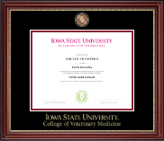 Iowa State University diploma frame - Masterpiece Medallion Diploma Frame in Kensington Gold