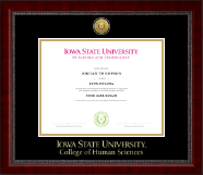 Iowa State University diploma frame - Gold Engraved Medallion Diploma Frame in Sutton