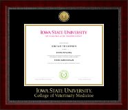 Iowa State University diploma frame - Gold Engraved Medallion Diploma Frame in Sutton