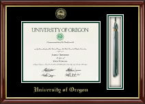 University of Oregon diploma frame - Tassel & Cord Diploma Frame in Southport Gold
