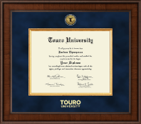 Touro University diploma frame - Presidential Gold Engraved Diploma Frame in Madison