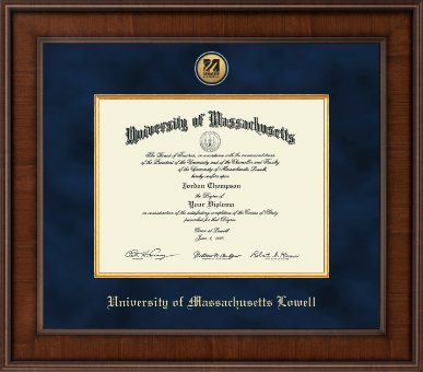 University of Massachusetts Lowell diploma frame - Presidential Gold Engraved Diploma Frame in Madison