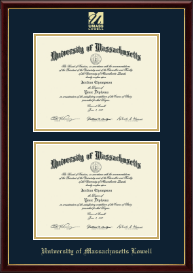Double Diploma Frame