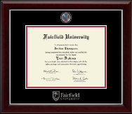 Fairfield University diploma frame - Masterpiece Medallion Diploma Frame in Gallery Silver