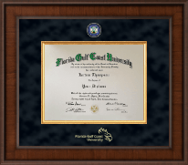 Florida Gulf Coast University diploma frame - Presidential Masterpiece Diploma Frame in Madison