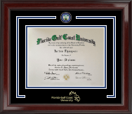 Florida Gulf Coast University diploma frame - Showcase Diploma Frame in Encore