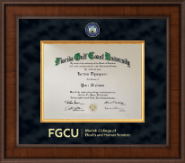 Florida Gulf Coast University diploma frame - Presidential Masterpiece Diploma Frame in Madison