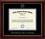 North Central Texas College diploma frame - Gold Embossed Diploma Frame in Gallery