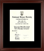 National Honor Society certificate frame - Custom Frame in Sierra