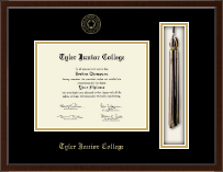 Tyler Junior College diploma frame - Tassel & Cord Diploma Frame in Delta