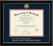 University of Richmond diploma frame - Gold Engraved Medallion Diploma Frame in Onyx Gold