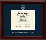 Flathead Valley Community College diploma frame - Silver Embossed Diploma Frame in Gallery Silver