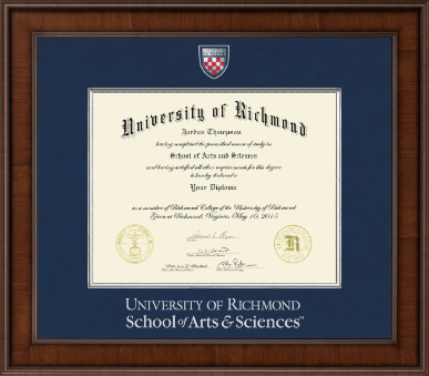 University of Richmond diploma frame - Presidential Masterpiece Diploma Frame in Madison