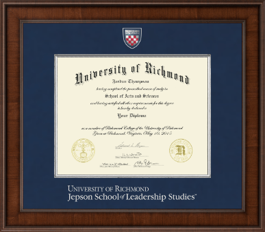 University of Richmond diploma frame - Presidential Masterpiece Diploma Frame in Madison