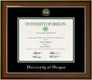 University of Oregon diploma frame - Gold Embossed Diploma Frame in Westwood