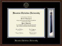 Houston Christian University diploma frame - Tassel & Cord Diploma Frame in Delta